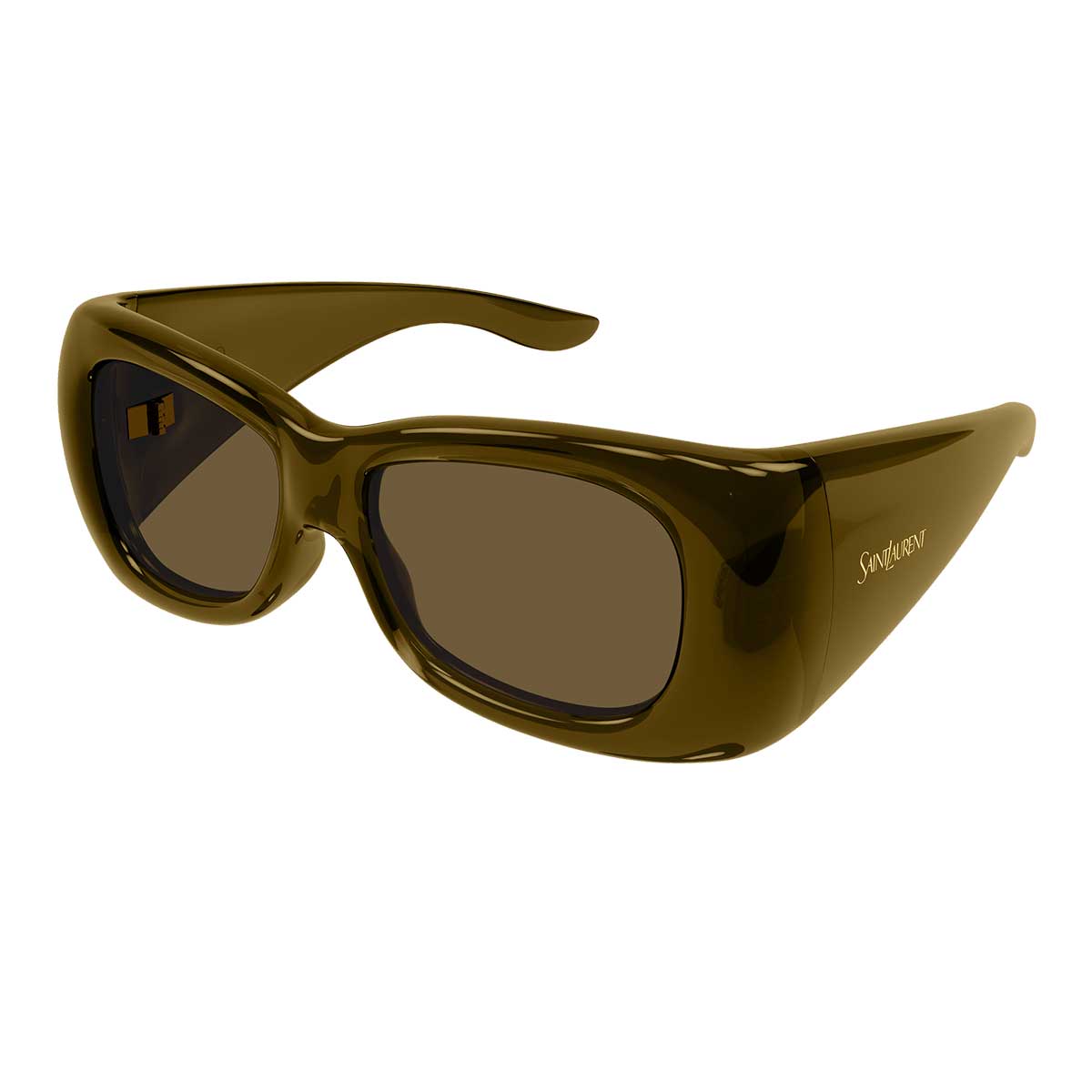 Saint Laurent Occhiali da Sole SL 901 HOWL 004 Marrone/Marrone Donna 2