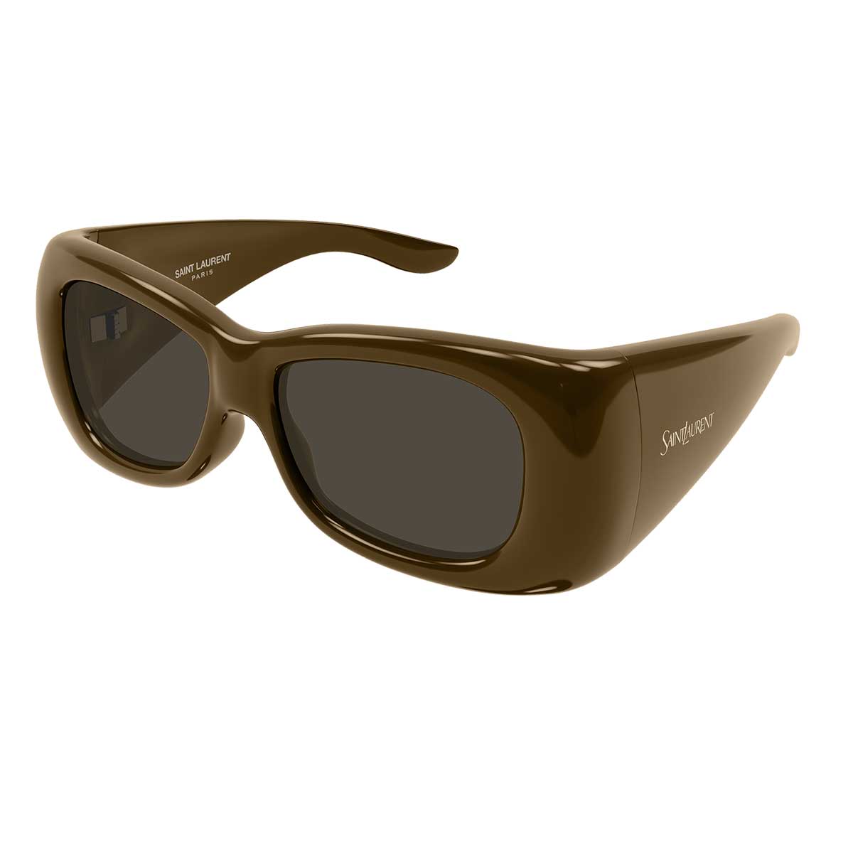 Saint Laurent Occhiali da Sole SL 901 HOWL 006 Marrone/Marrone Donna 3