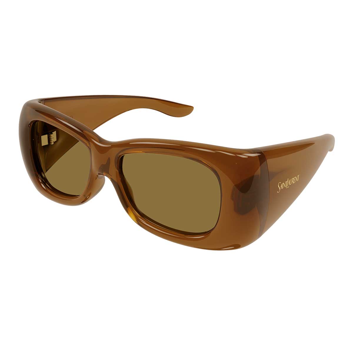 Saint Laurent Occhiali da Sole SL 901 HOWL 007 Marrone/Marrone Donna 2