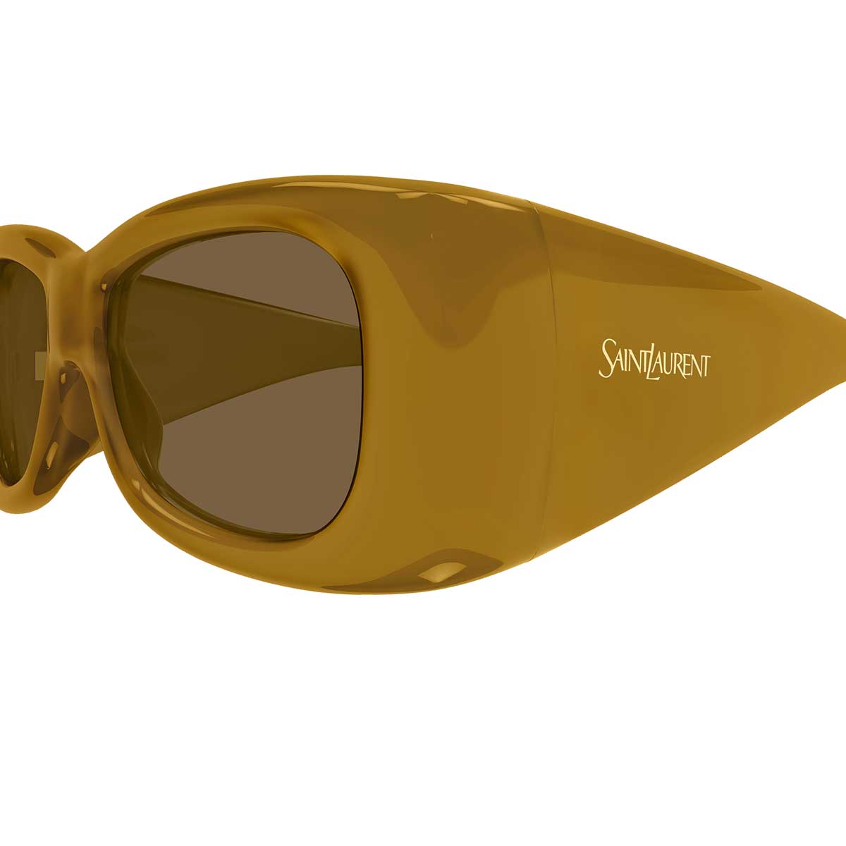 Saint Laurent Occhiali da Sole SL 901 HOWL 008 Giallo/Marrone Donna 3