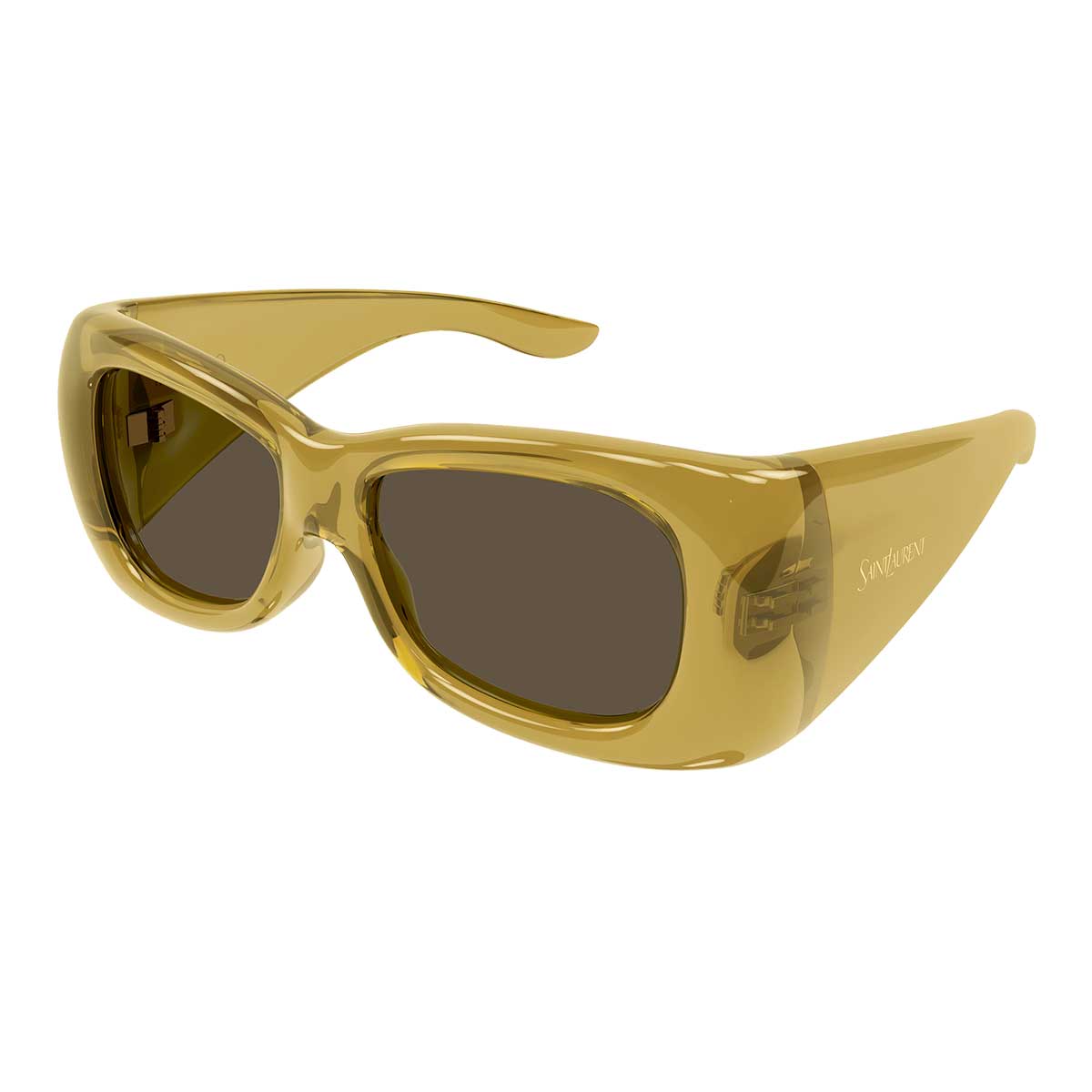 Saint Laurent Occhiali da Sole SL 901 HOWL 011 Giallo/Marrone Donna 2