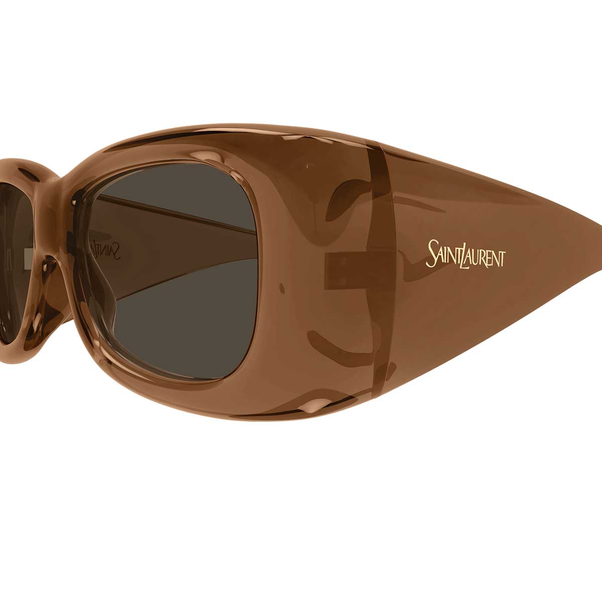Saint Laurent Occhiali da Sole SL 901 HOWL 017 Marrone/Marrone Donna