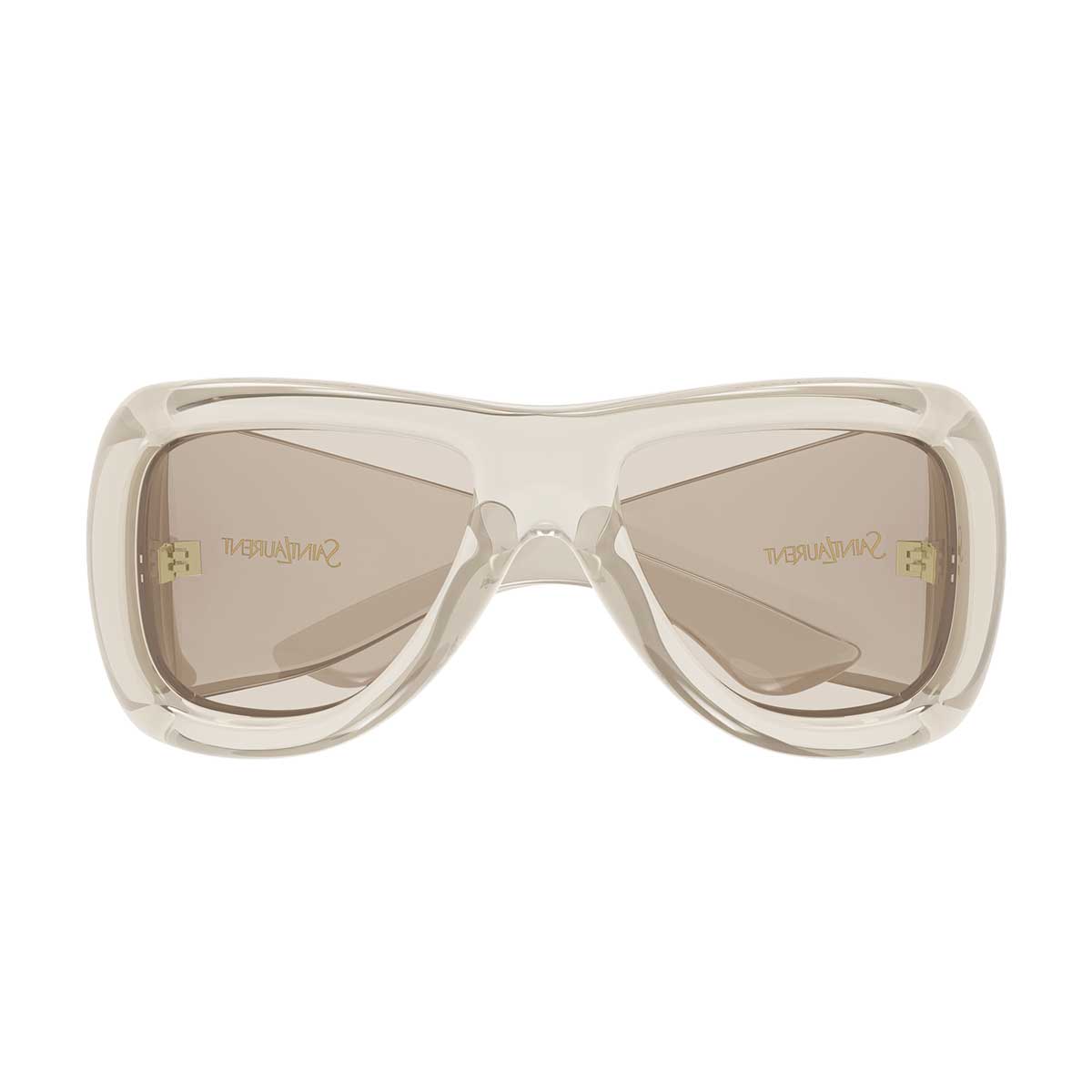Saint Laurent Occhiali da Sole SL 902 HOWL 002 Beige/Marrone Donna