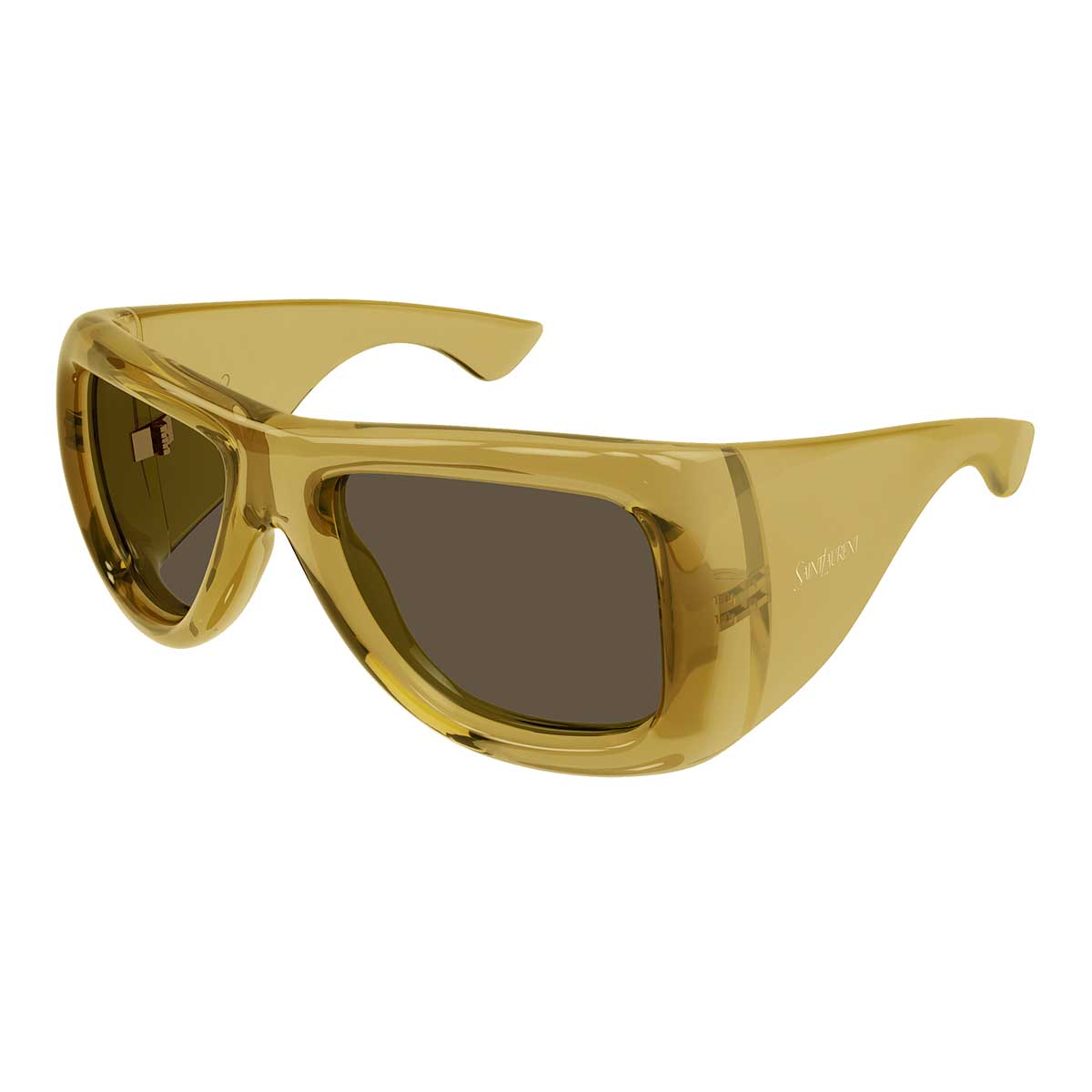 Saint Laurent Occhiali da Sole SL 902 HOWL 011 Giallo/Marrone Donna 2