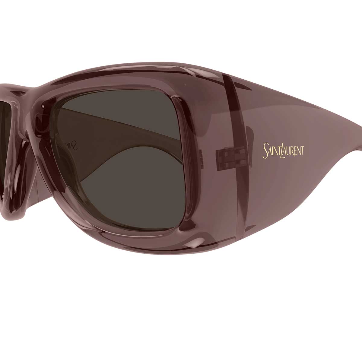 Saint Laurent Occhiali da Sole SL 902 HOWL 016 Rosso/Marrone Donna 3