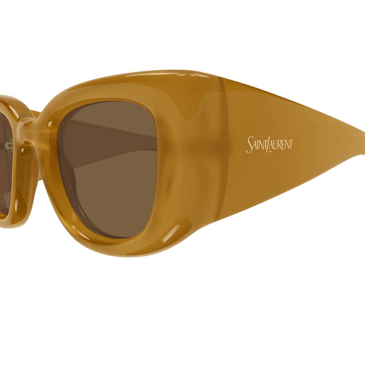 Saint Laurent Occhiali da Sole SL 903 HOWL 008 Giallo/Marrone Donna