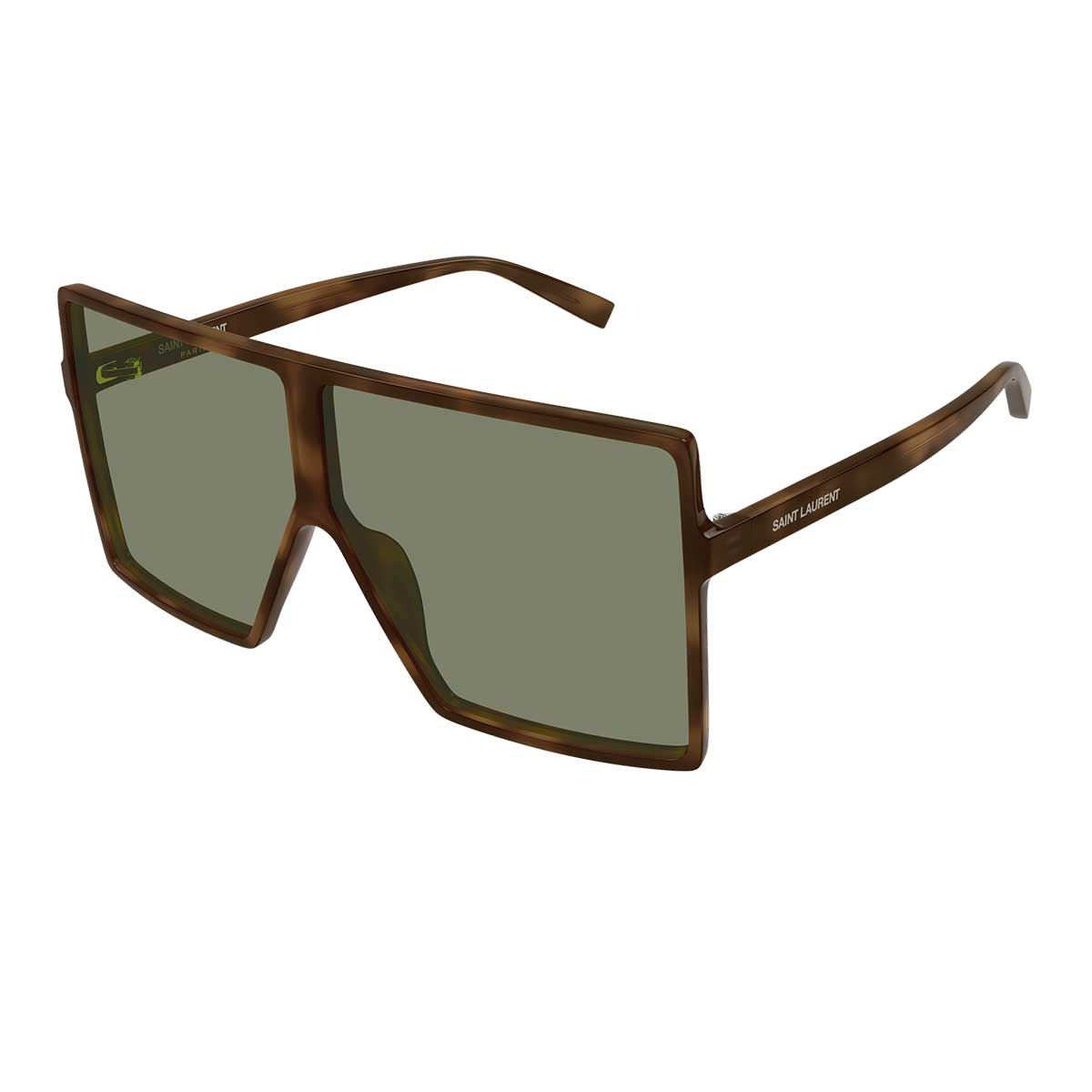 Saint Laurent Occhiali da Sole SL 909 BETTY S 003 Marrone/Verde Donna