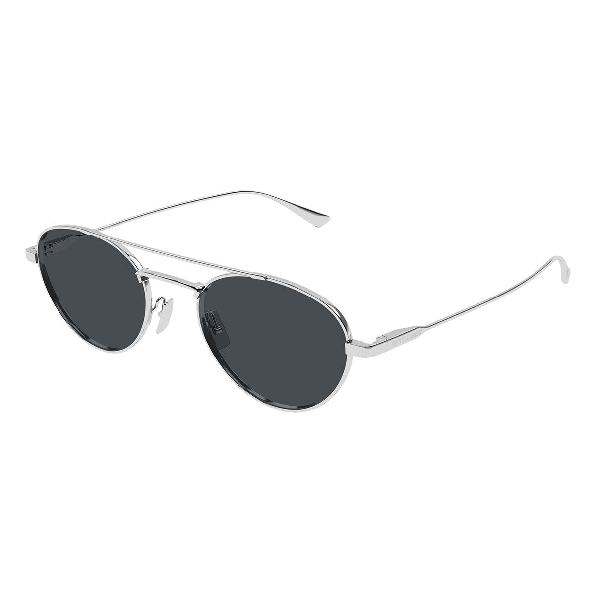 Saint Laurent Occhiali da Sole SL 97 002 Argento/Grigio Unisex