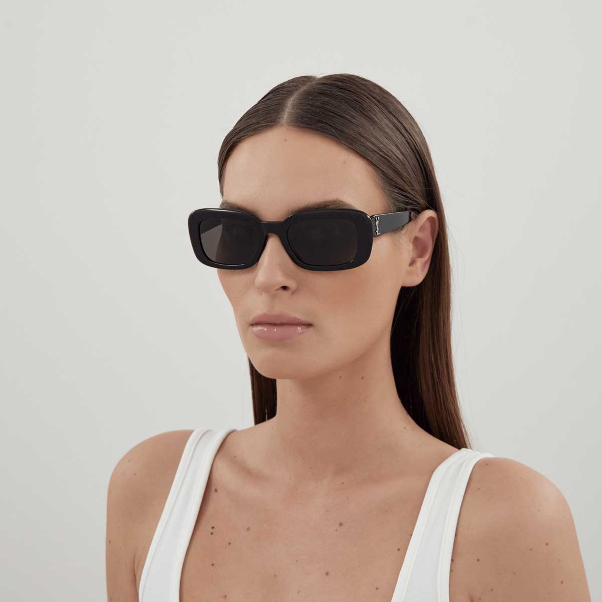Saint Laurent Occhiali da Sole SL M130 001 Nero/Nero Donna 4