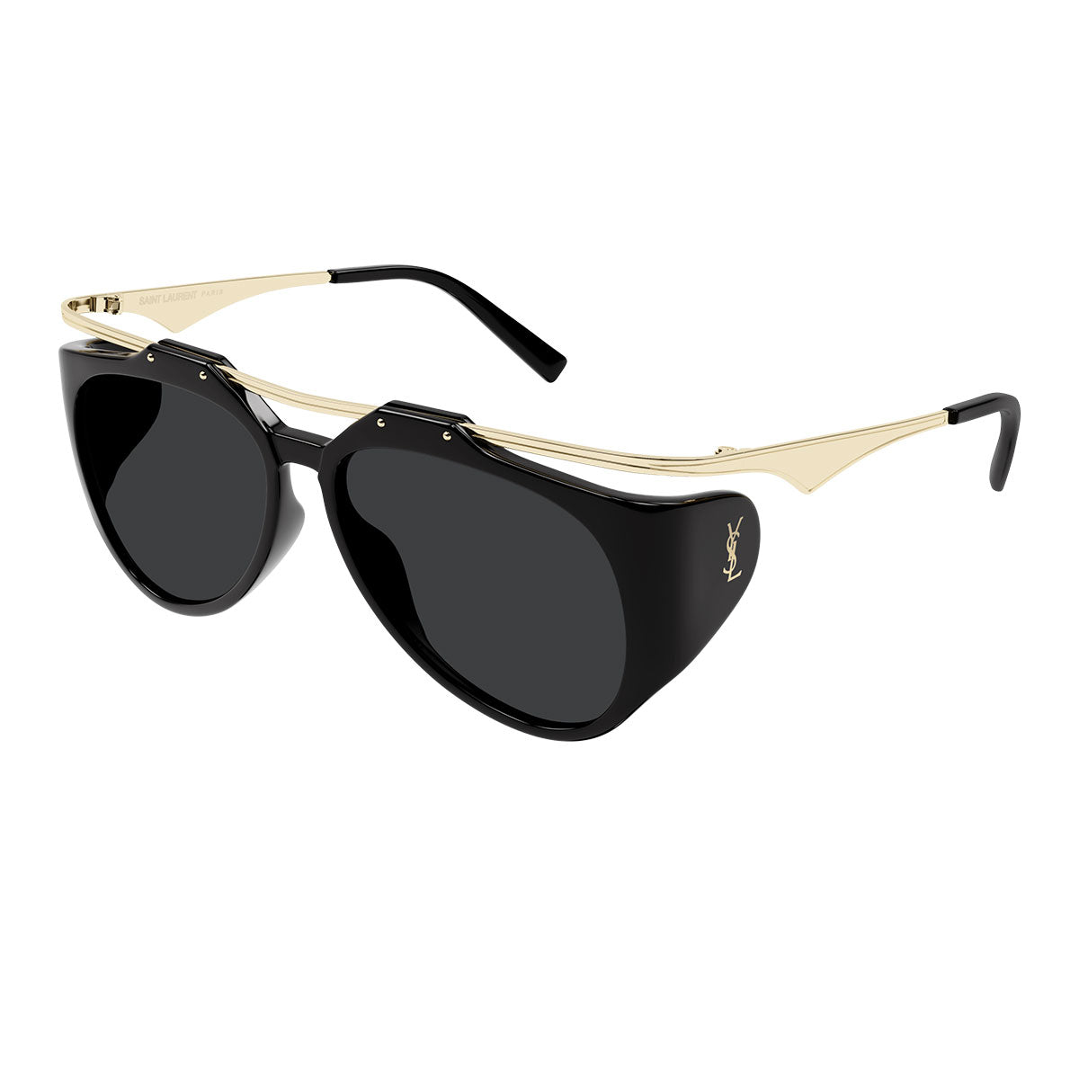 Saint Laurent Occhiali da Sole SL M137/F AMELIA 001 Oro/Nero Donna
