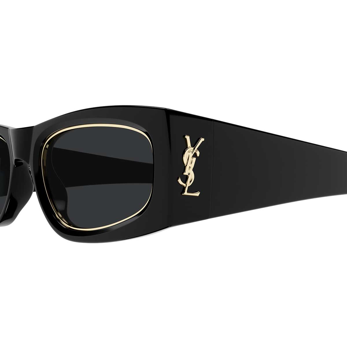 Saint Laurent Occhiali da Sole SL M140 RIM 001 Nero/Nero Donna 3
