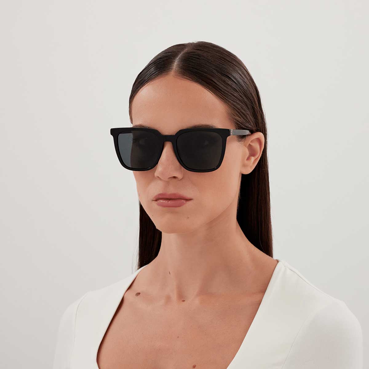 Saint Laurent Occhiali da Sole SL M146 001 Nero/Nero Donna 4