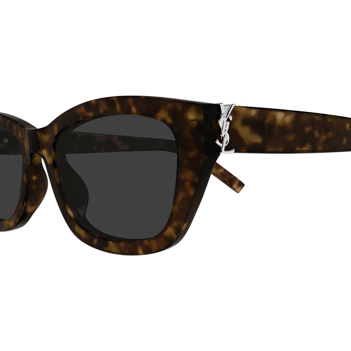Saint Laurent Occhiali da Sole SL M153 002 Marrone Scuro/Grigio Donna 3