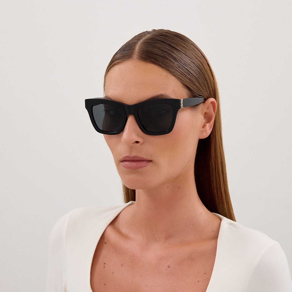 Saint Laurent Occhiali da Sole SL M156 001 Nero/Nero Donna