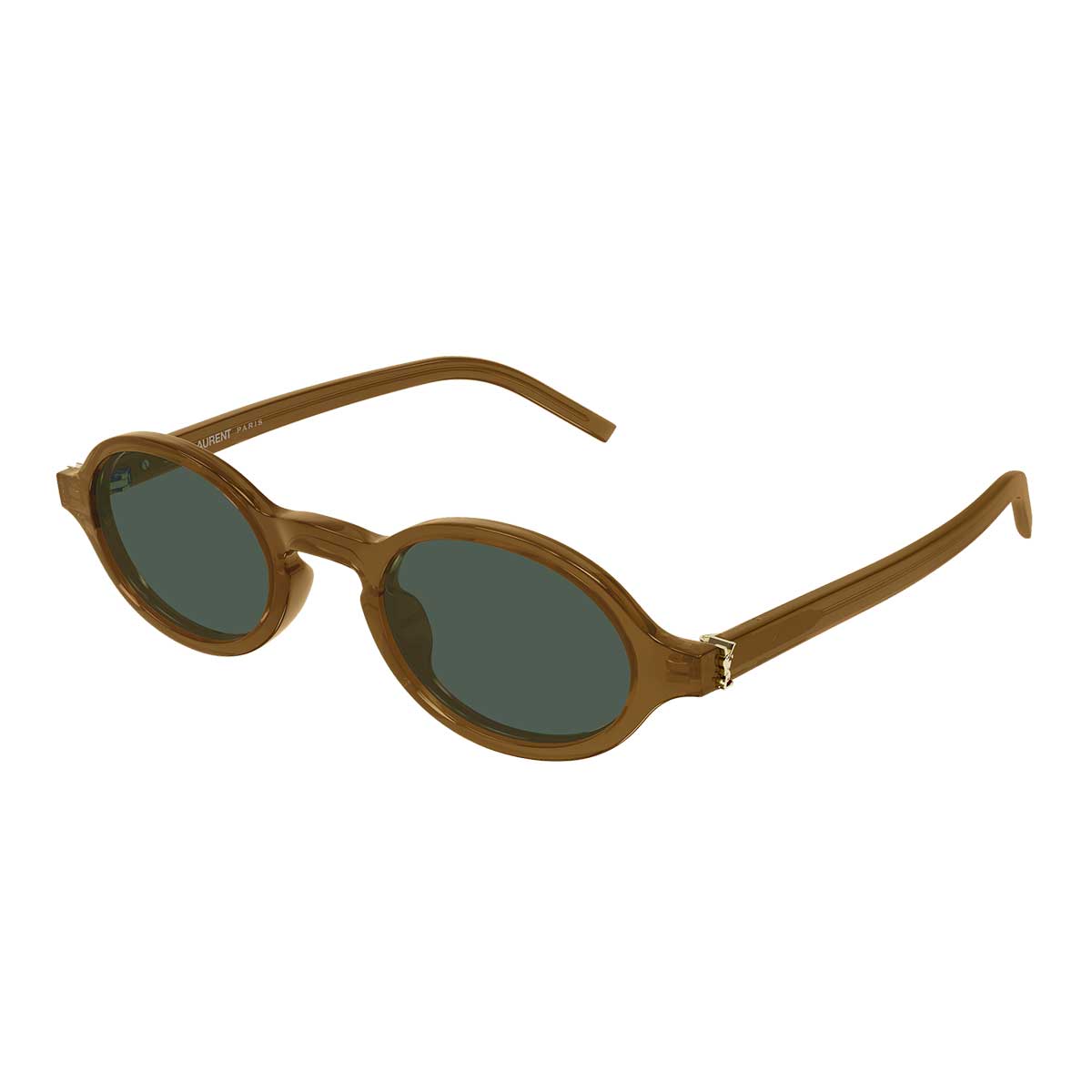 Saint Laurent Occhiali da Sole SL M161/K 004 Marrone/Verde Donna