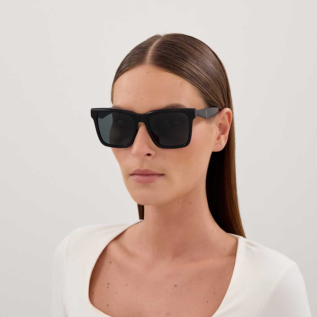 Saint Laurent Occhiali da Sole SL M170 001 Nero/Nero Donna 4