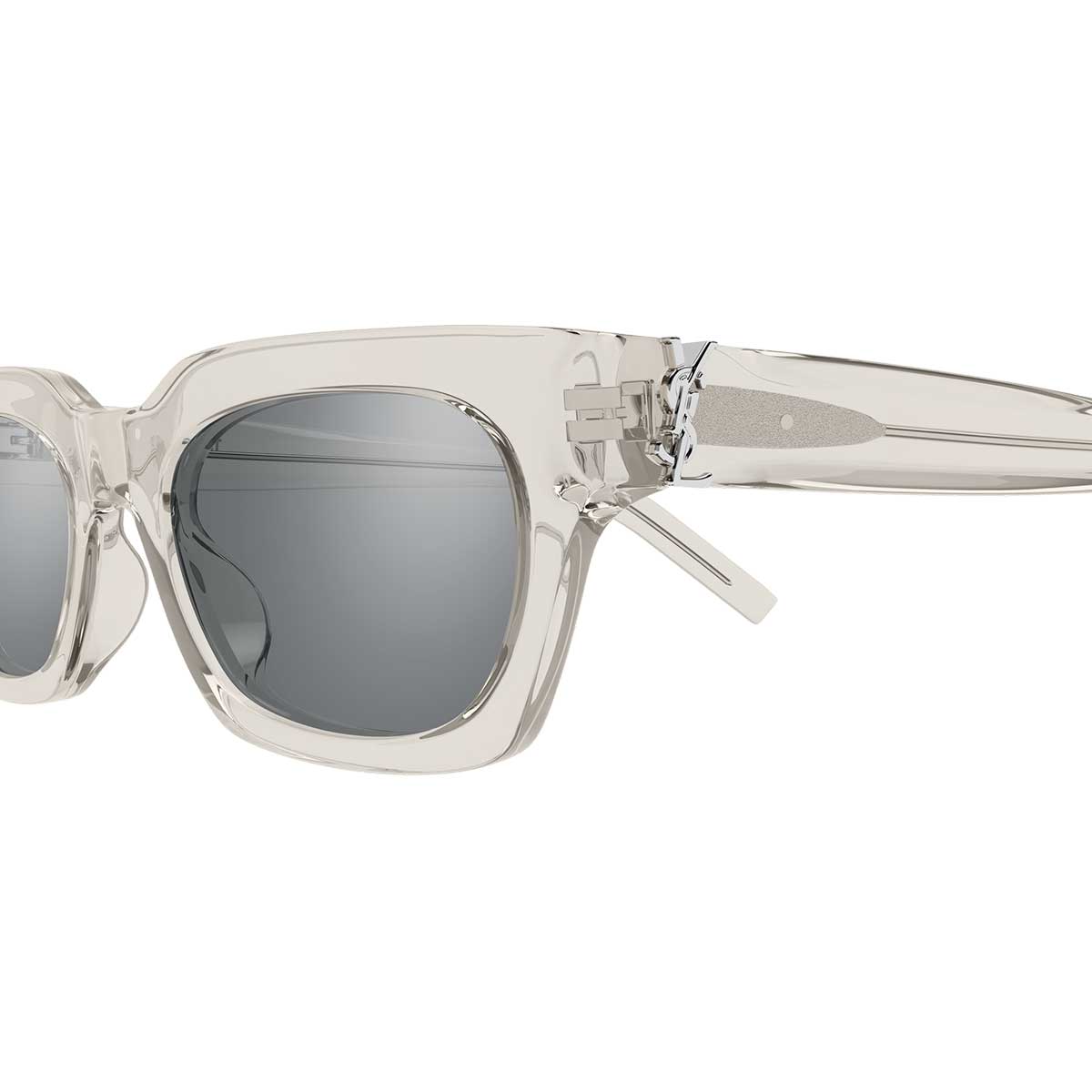 Saint Laurent Occhiali da Sole SL M175 004 Beige/Argento Donna 3