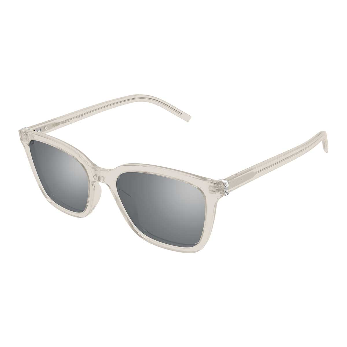 Saint Laurent Occhiali da Sole SL M178 004 Beige/Argento Donna 2