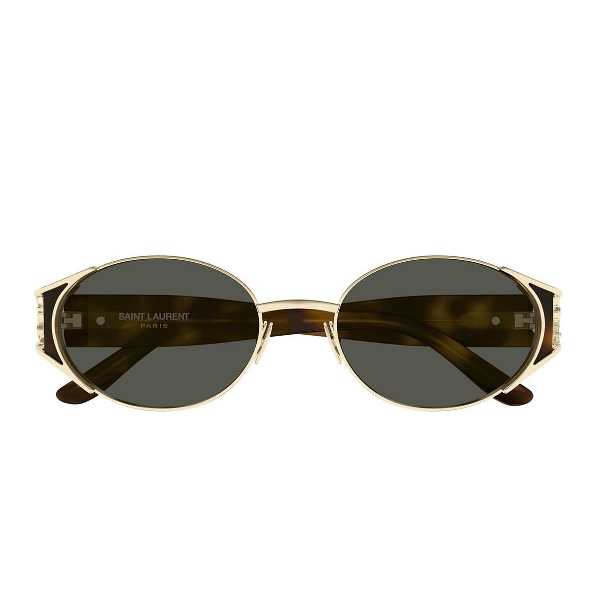 Saint Laurent Occhiali da Sole SL M919 003 OroMarrone/Grigio Donna