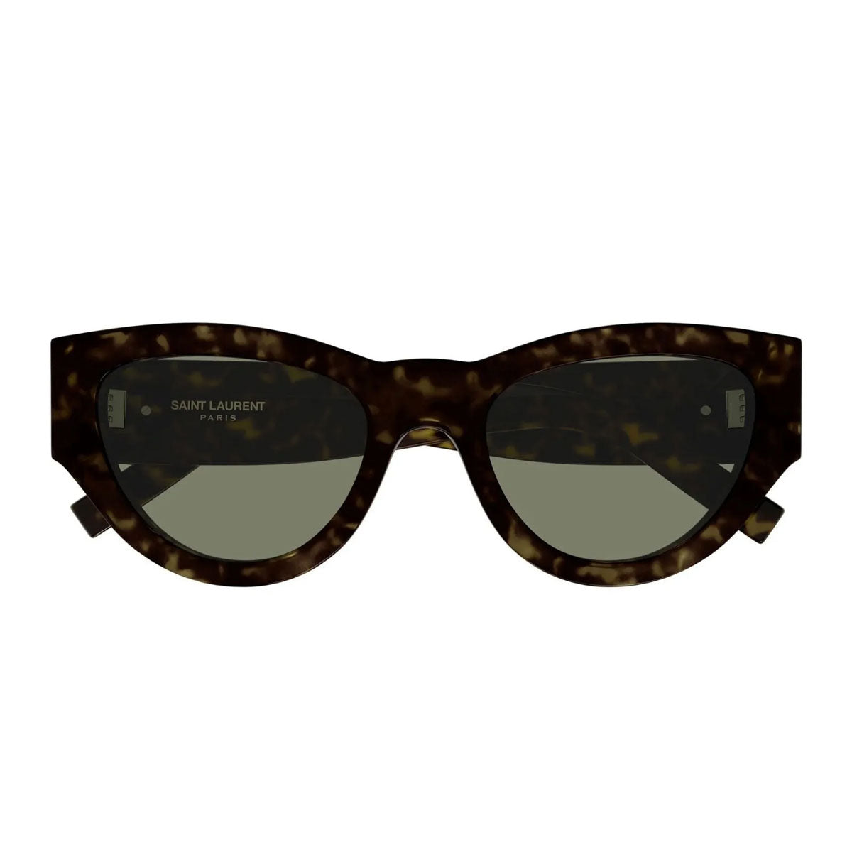 Saint Laurent Occhiali da Sole SL M94 008 Marrone/Verde Scuro Donna