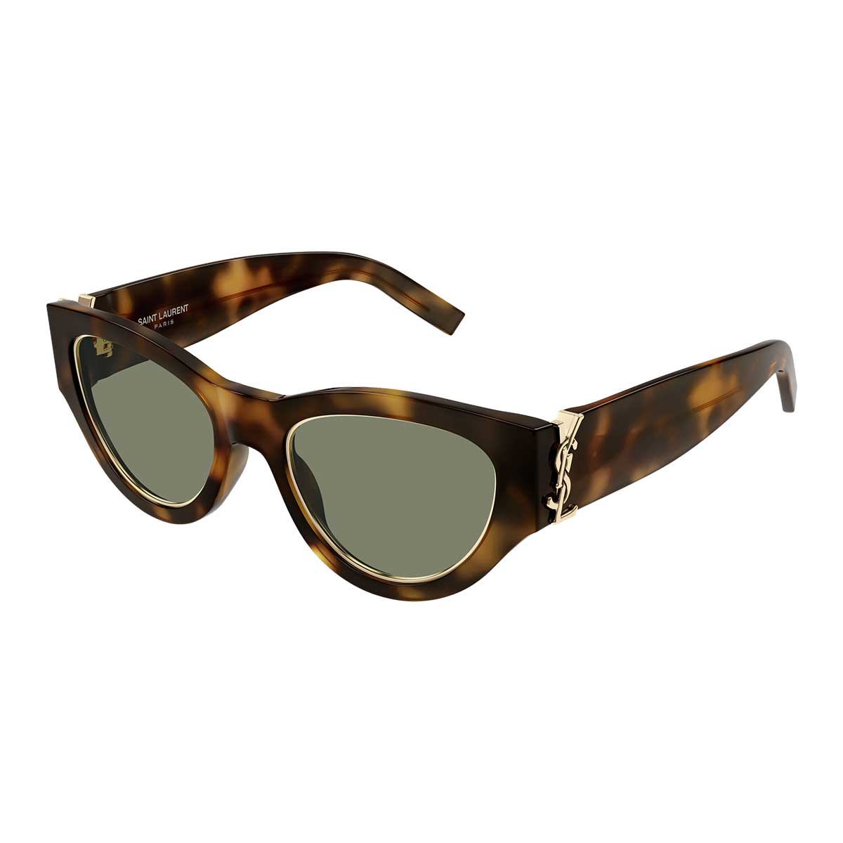 Saint Laurent Occhiali da Sole SL M94 RIM 001 Marrone/Verde Donna 2