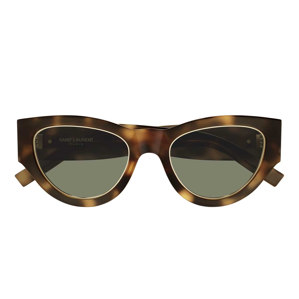 Saint Laurent Occhiali da Sole SL M94 RIM 001 Marrone/Verde Donna