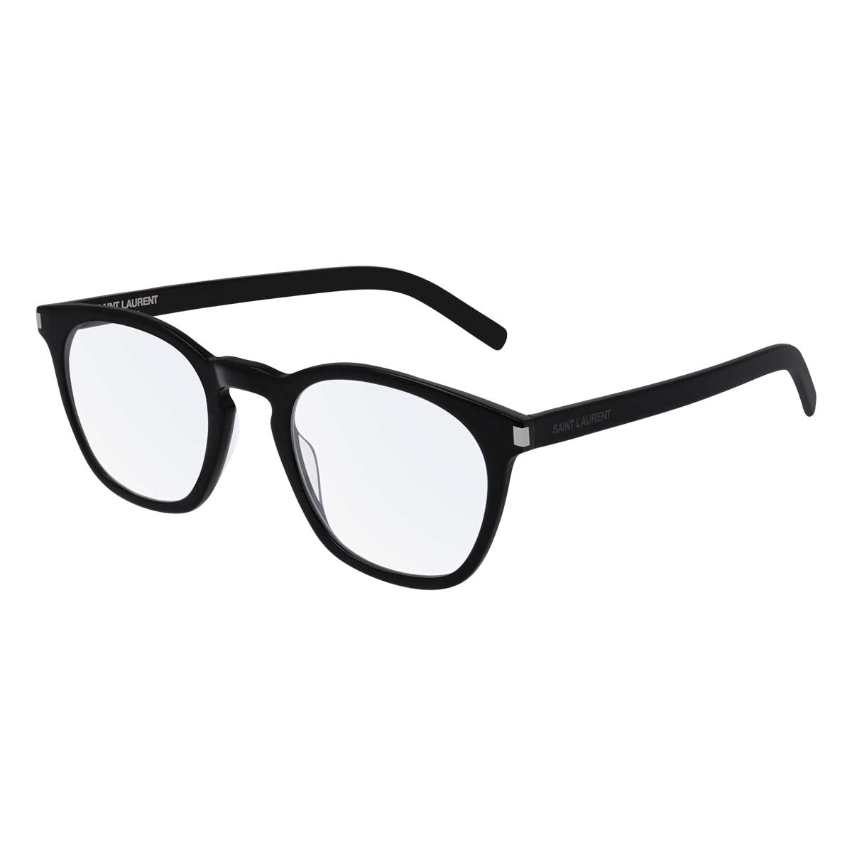 Saint Laurent Occhiali da Vista SL 30 SLIM 001 Nero/Trasparente Uomo