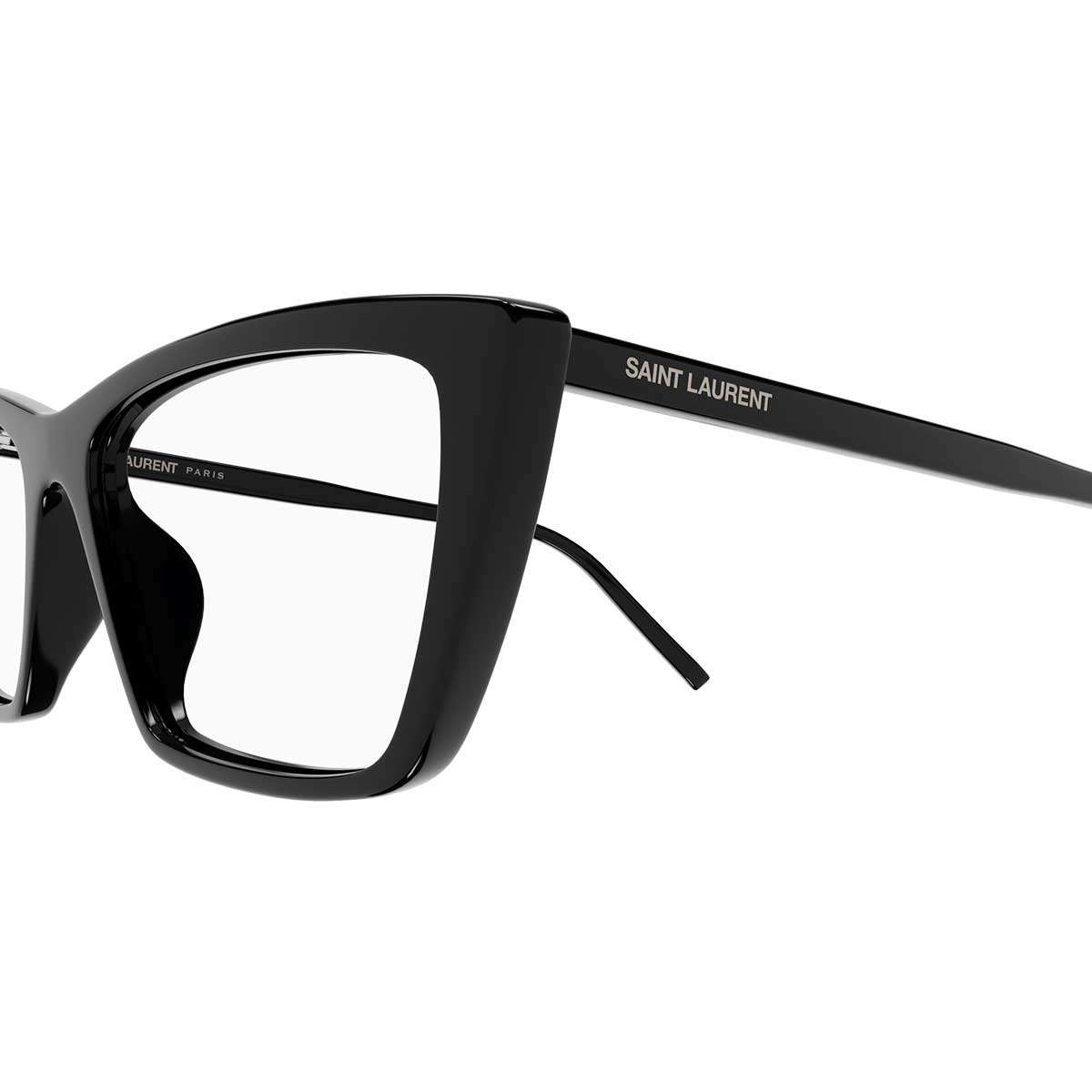 Saint Laurent Occhiali da Vista SL 737 MICA THIN OPT 001 Nero/Trasparente Donna