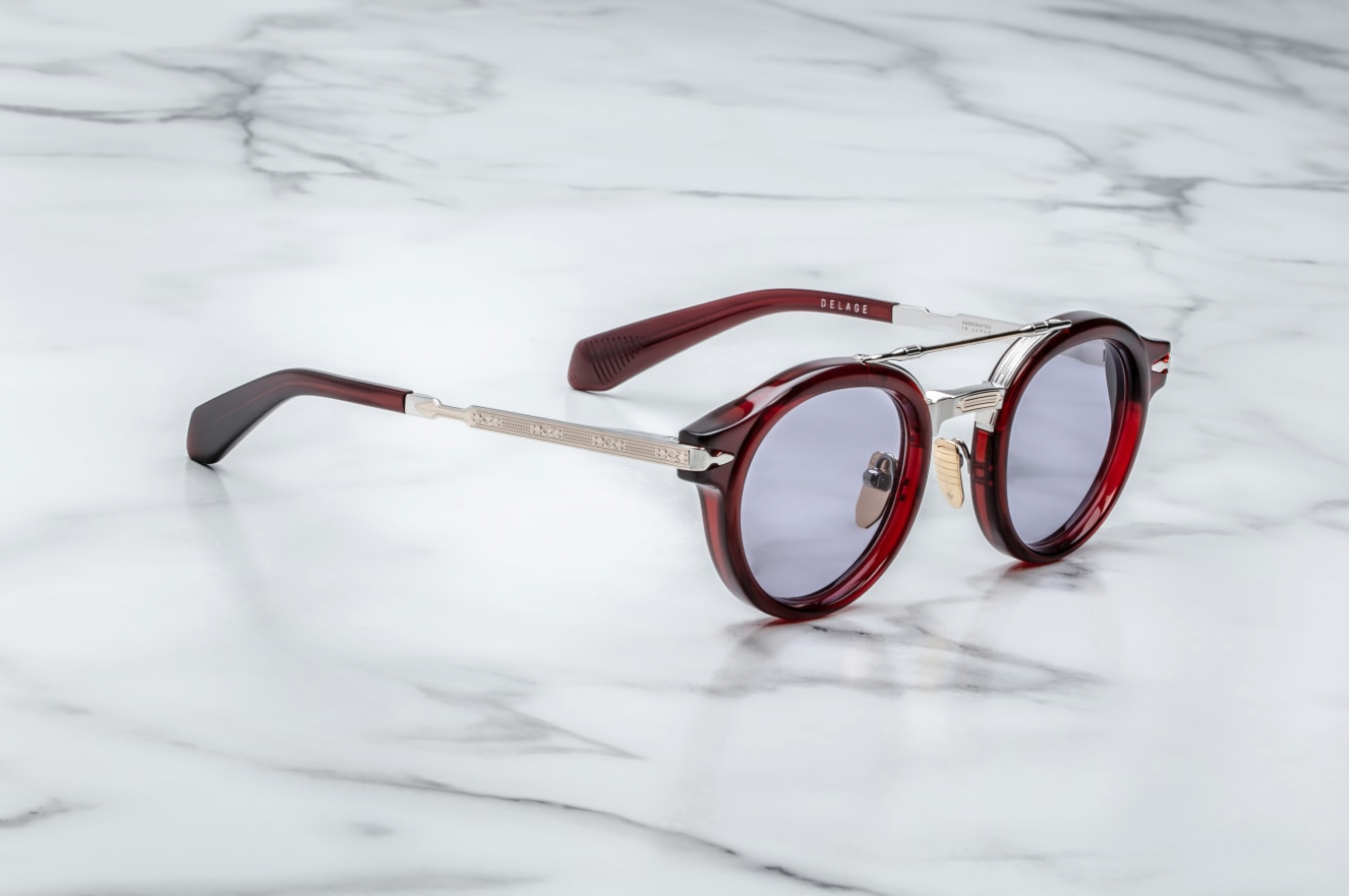 Occhiali sole Jacques Marie Mage Delage J-ESN-DG-S7014N-OS Cherry