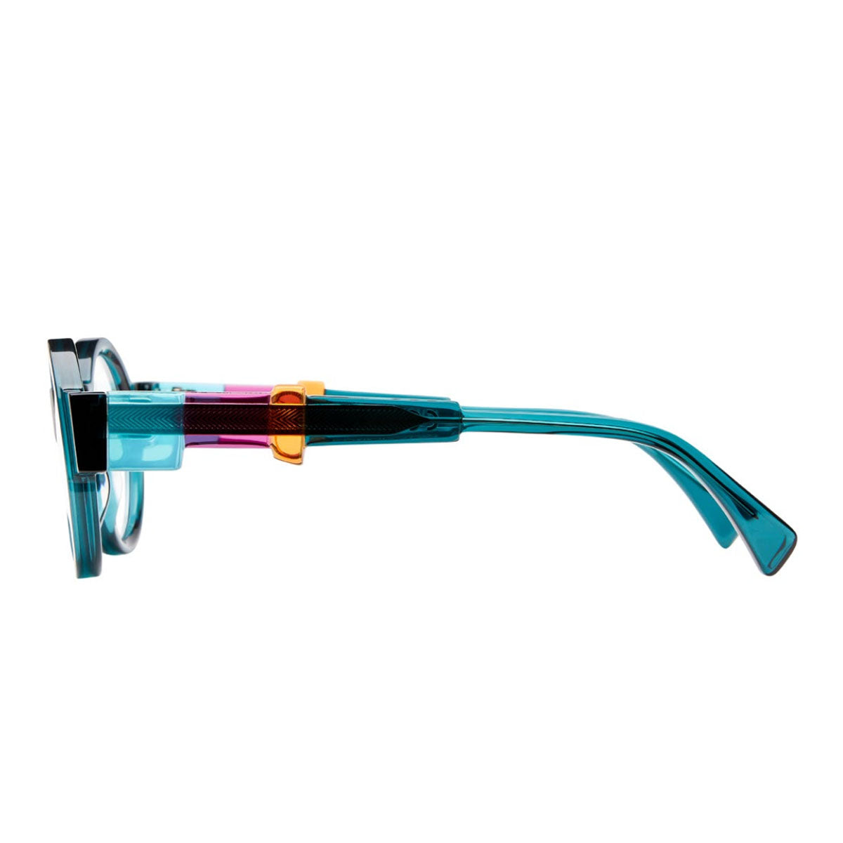 Kuboraum Occhiali da Vista I02 RF VErde/Trasparente Unisex 44 23 145