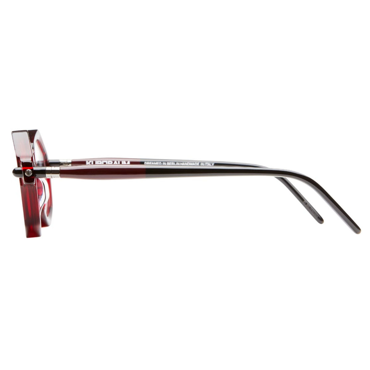 Kuboraum Occhiali da Vista P27 BX Bordeaux/Trasparente Unisex