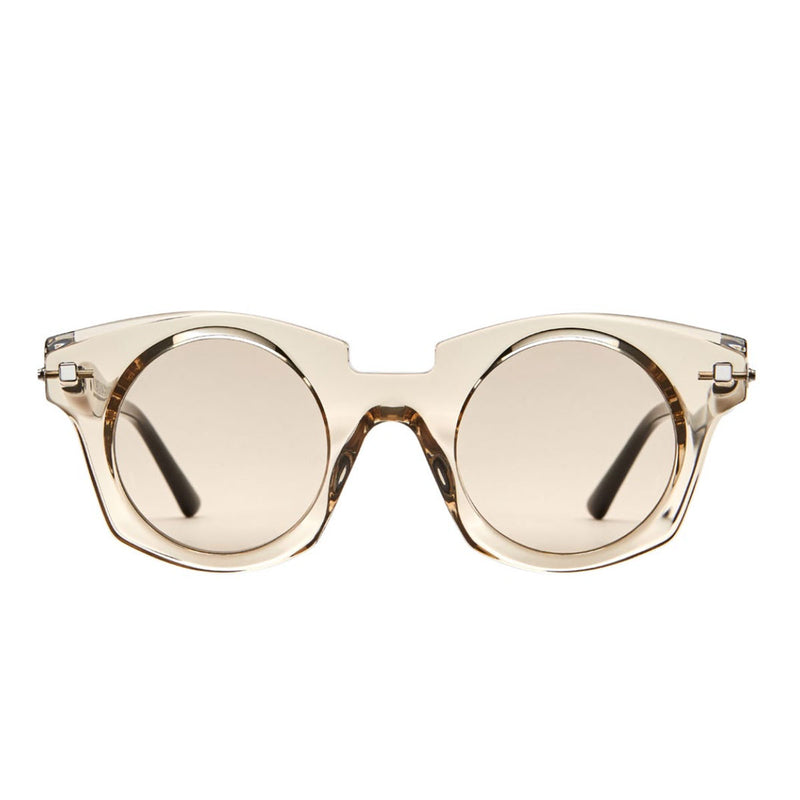 Kuboraum Occhiali da Sole J6 CHP Beige/Marrone Unisex 46 25 145