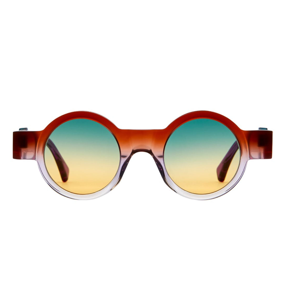 Kuboraum Occhiali da Sole I02 PNL Arancione/Verde e Arancione Unisex 44 23 145