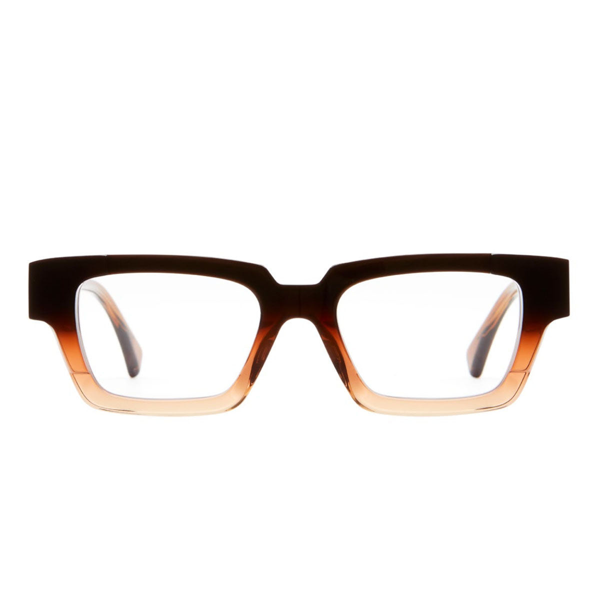 Kuboraum Occhiali da Vista I01 GB Marrone/Trasparente Unisex 51 19 145