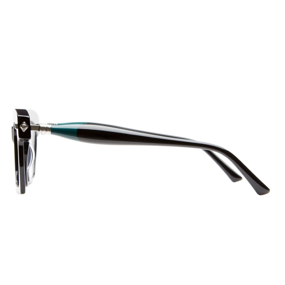 Kuboraum Occhiali da Vista J9 BS Nero/Trasparente Unisex 46 25 145