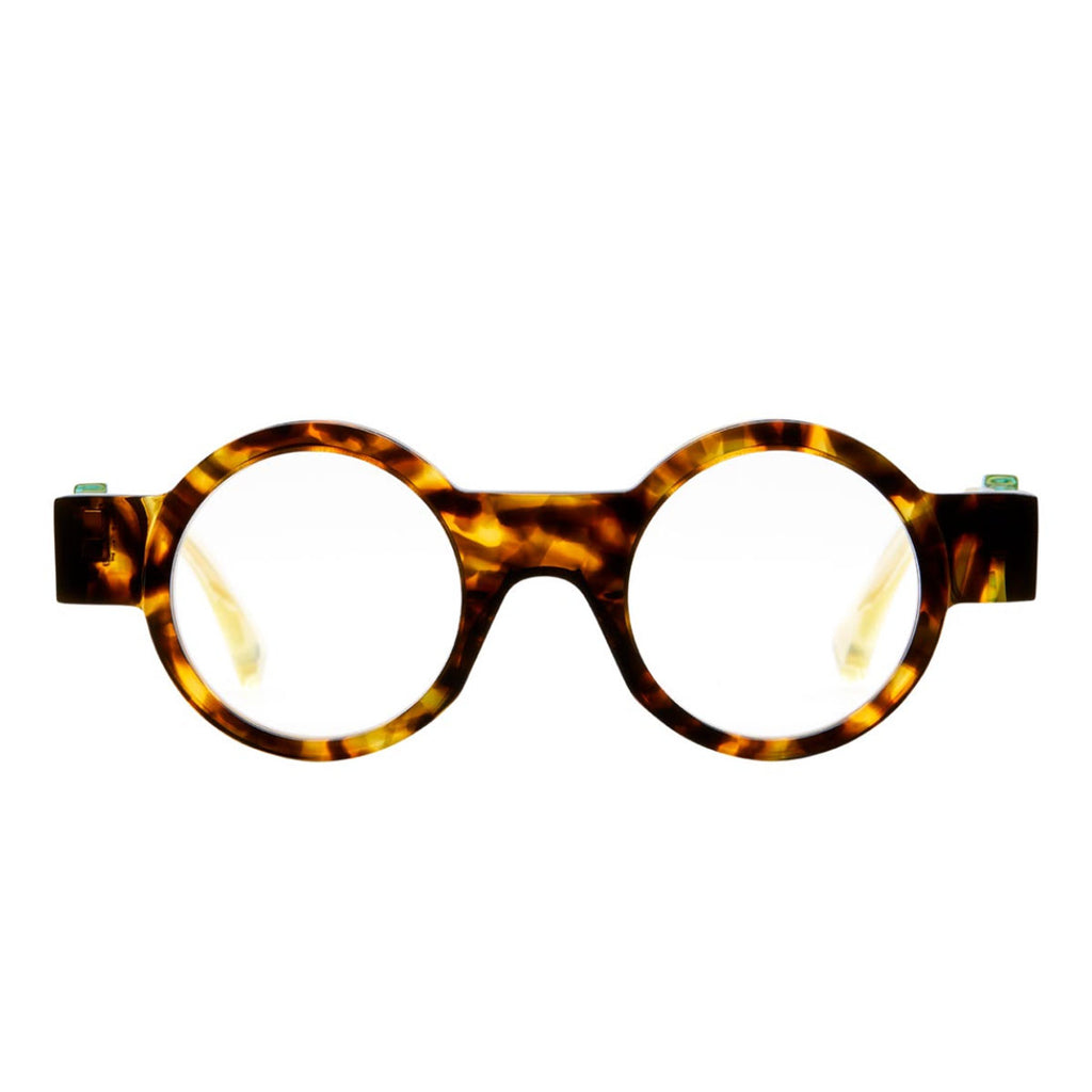 Kuboraum Occhiali da Vista I02 YHV Havana/Trasparente Unisex 44 23 145