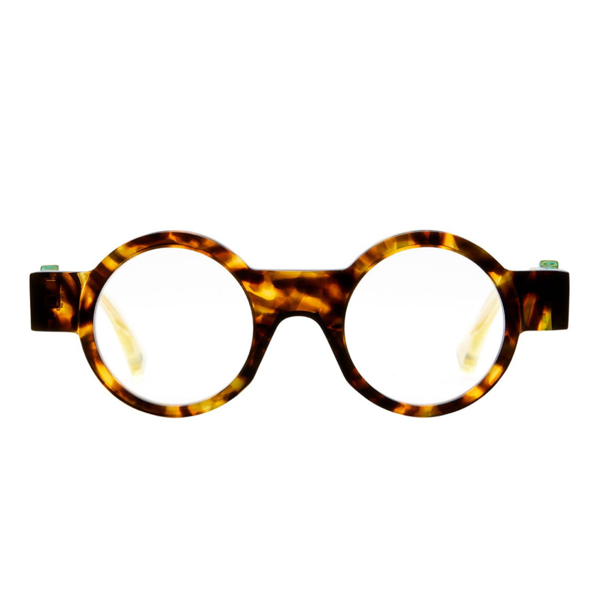 Kuboraum Occhiali da Vista I02 YHV Havana/Trasparente Unisex 44 23 145