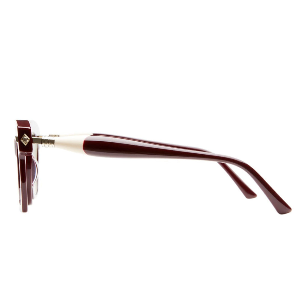 Kuboraum Occhiali da Sole J9 DR Bordeaux/Grigio Unisex 46 25 145