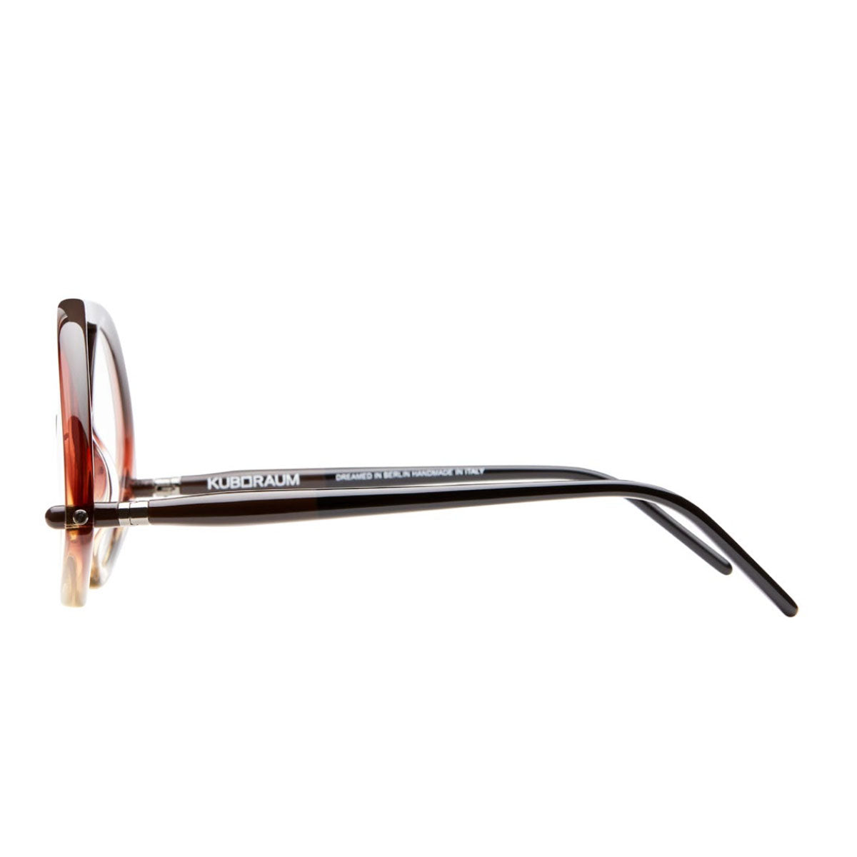 Kuboraum Occhiali da Vista P31 TMN Nero e Marrone/Trasparente Unisex 59 22 145