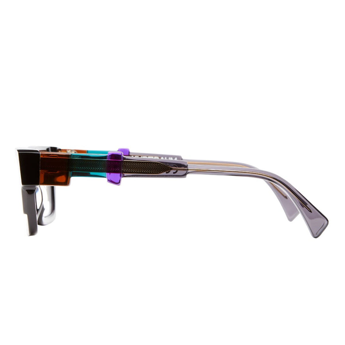 Kuboraum Occhiali da Vista I01 BS Nero/Trasparente Unisex 51 19 145