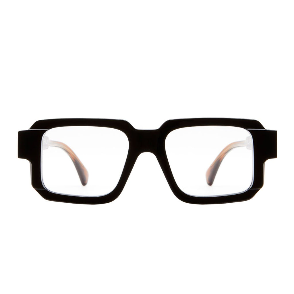 Kuboraum Occhiali da Vista I03 BS Nero/Trasparente Unisex 51 19 145