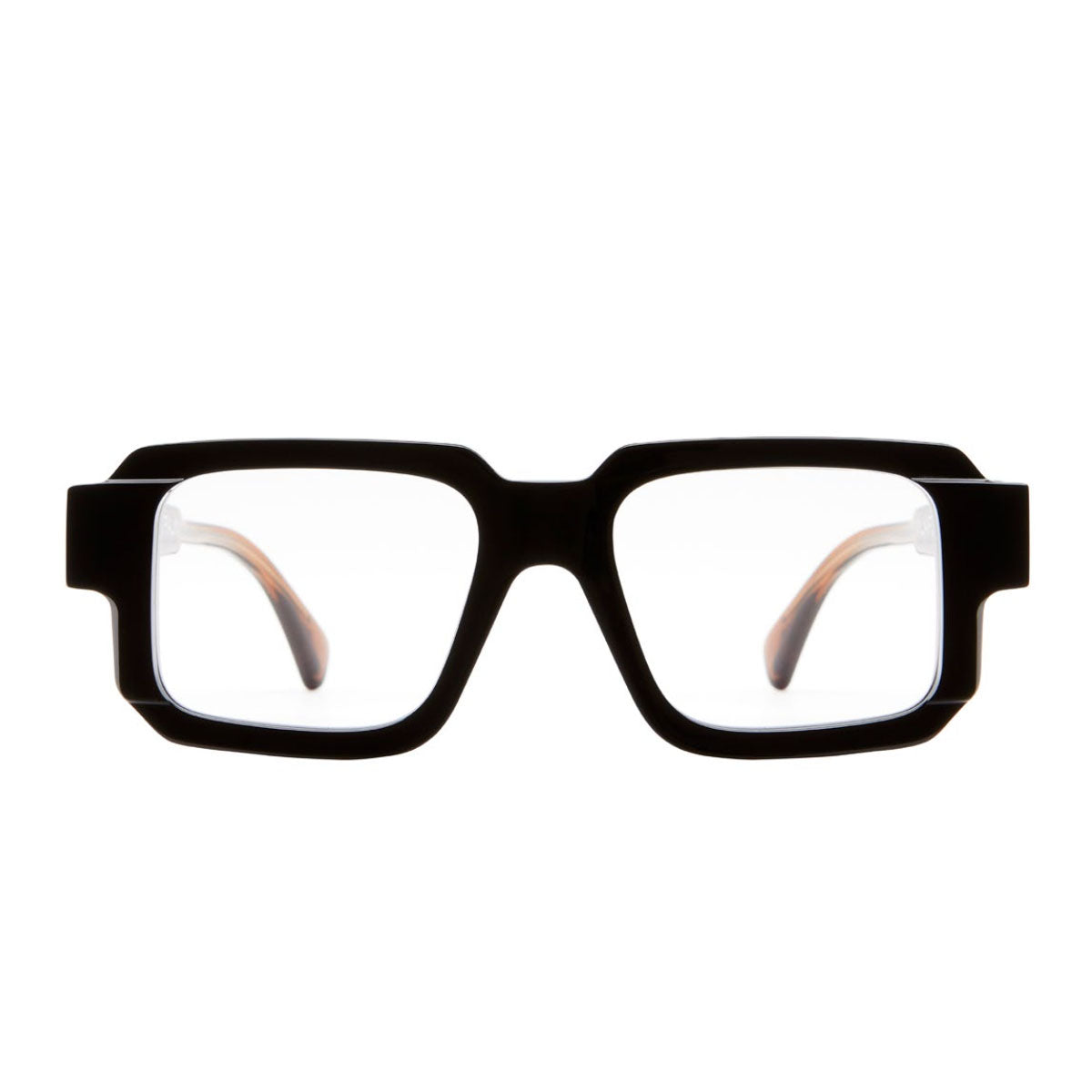 Kuboraum Occhiali da Vista I03 BS Nero/Trasparente Unisex 51 19 145