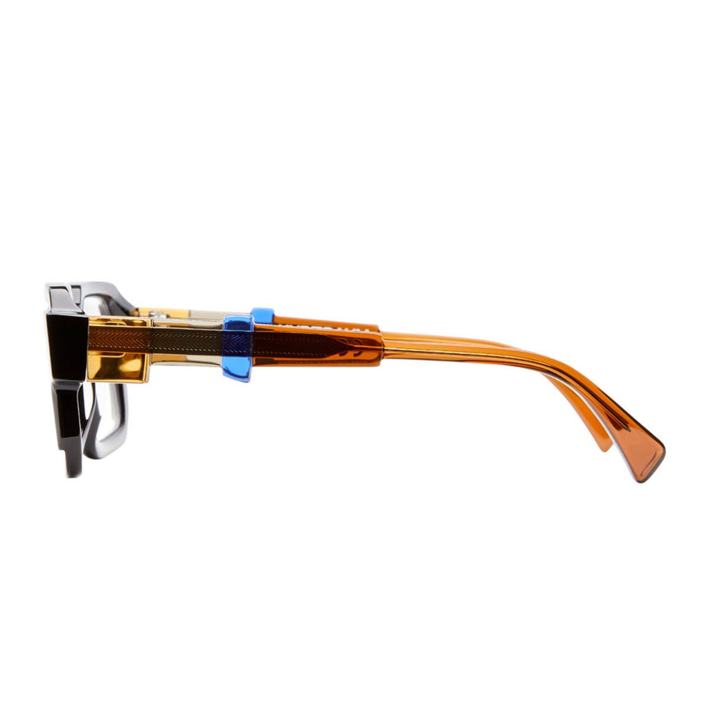 Kuboraum Occhiali da Vista I03 BS Nero/Trasparente Unisex 51 19 145