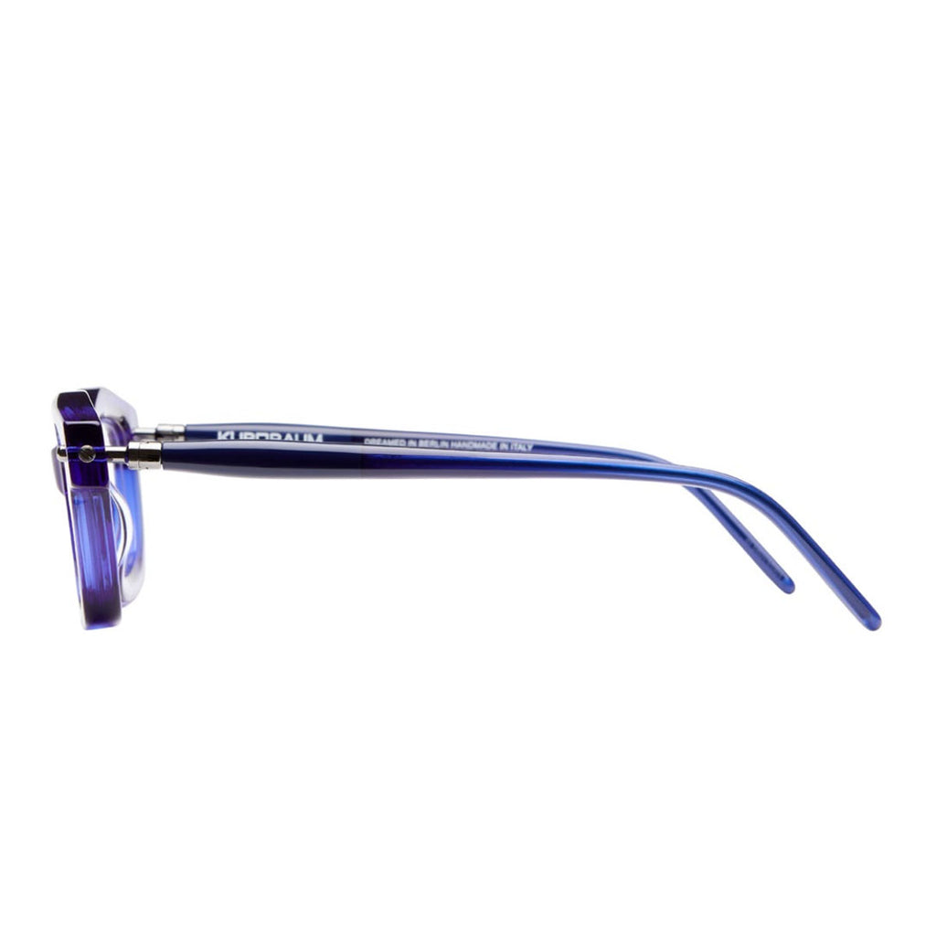 Kuboraum Occhiali da Vista P25 IK Blu/Trasparente Unisex 51 18 145
