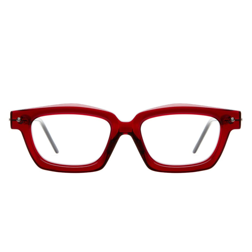 Kuboraum Occhiali da Vista P25 BX Bordeaux/Trasparente Unisex 51 18 145