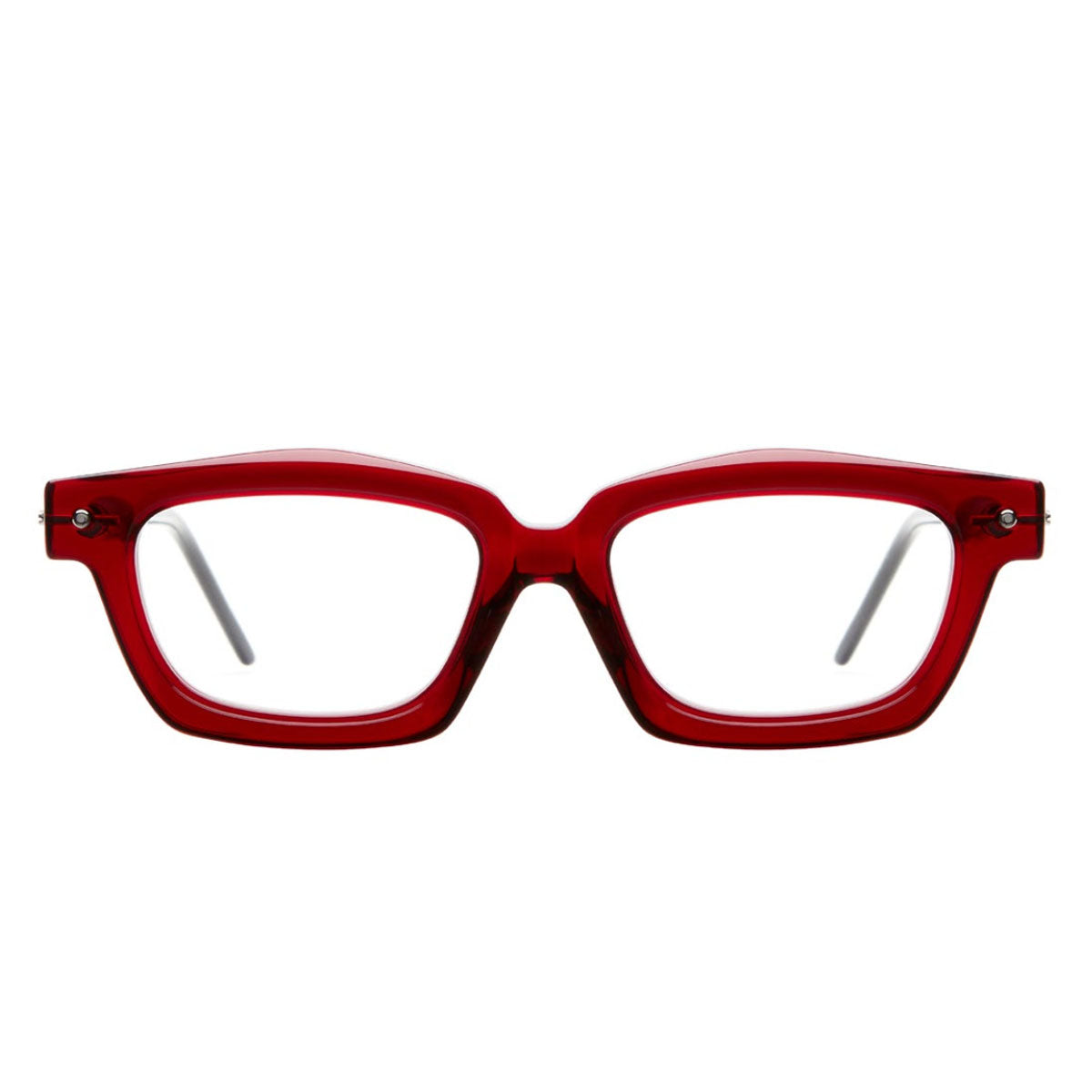 Kuboraum Occhiali da Vista P25 BX Bordeaux/Trasparente Unisex 51 18 145