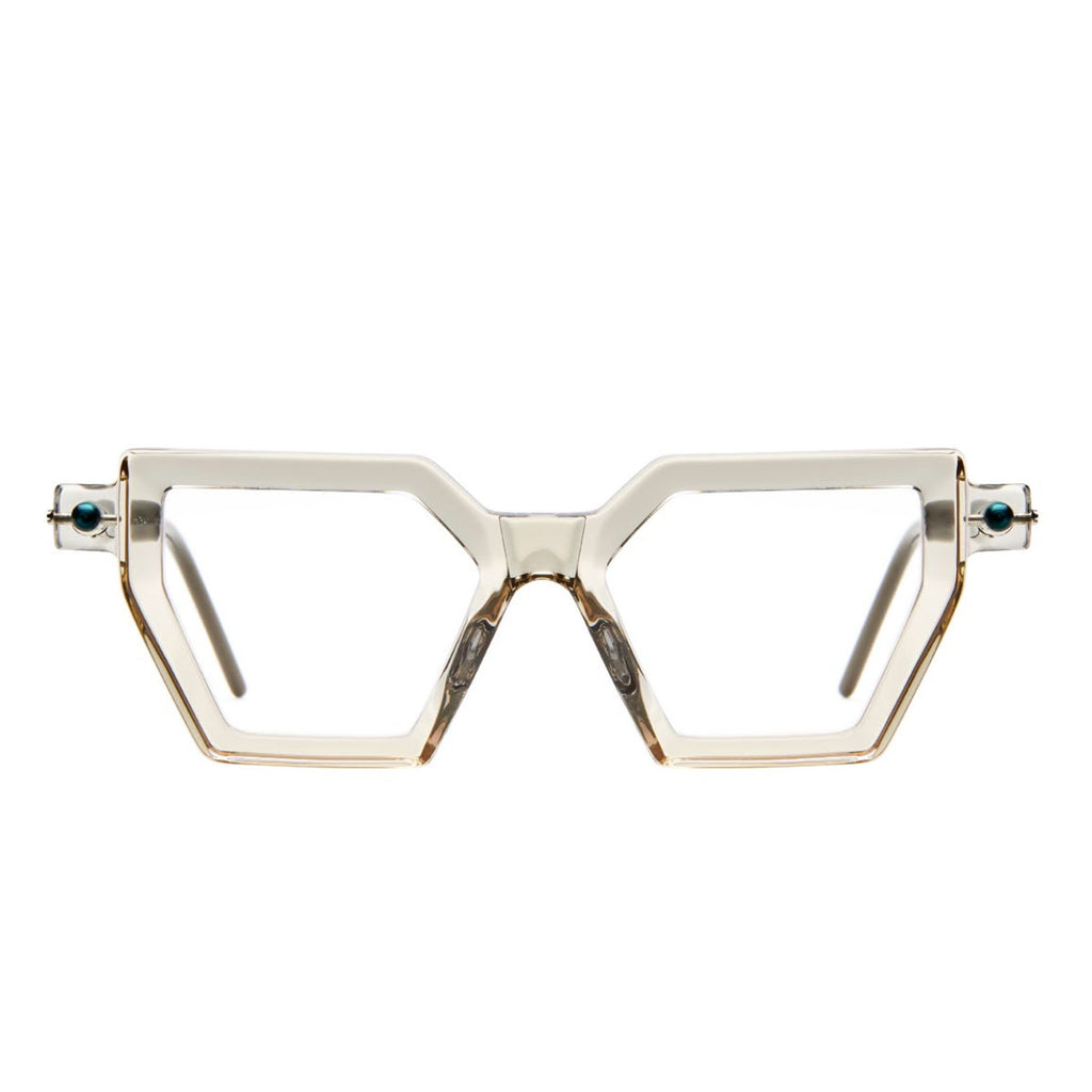 Kuboraum Occhiali da Vista P26 CHP Champagne/Trasparente Unisex 50 18 145