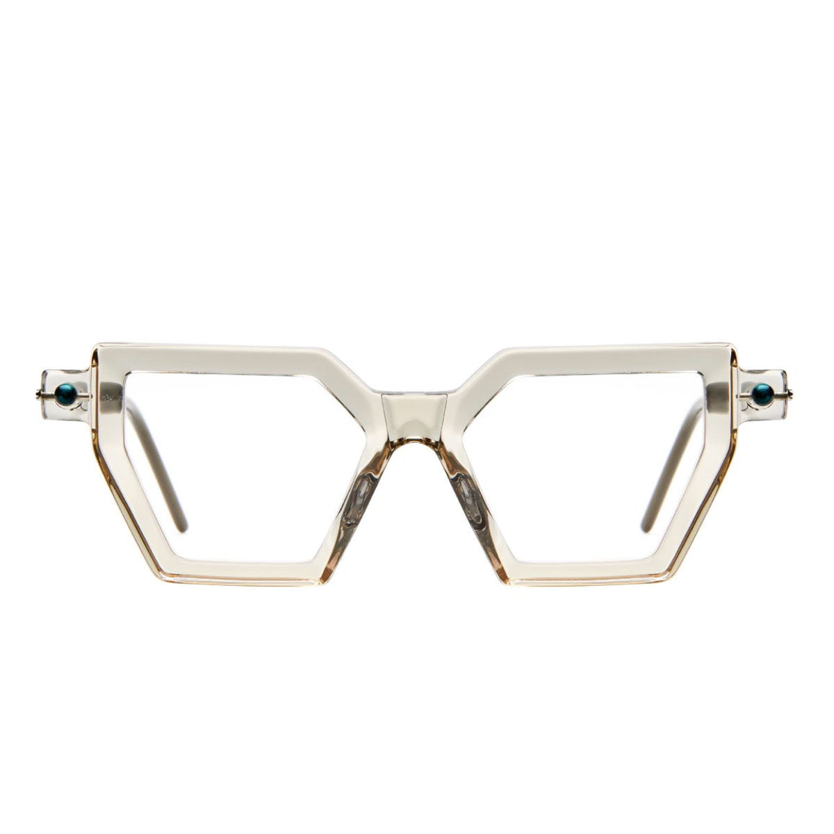 Kuboraum Occhiali da Vista P26 CHP Champagne/Trasparente Unisex 50 18 145