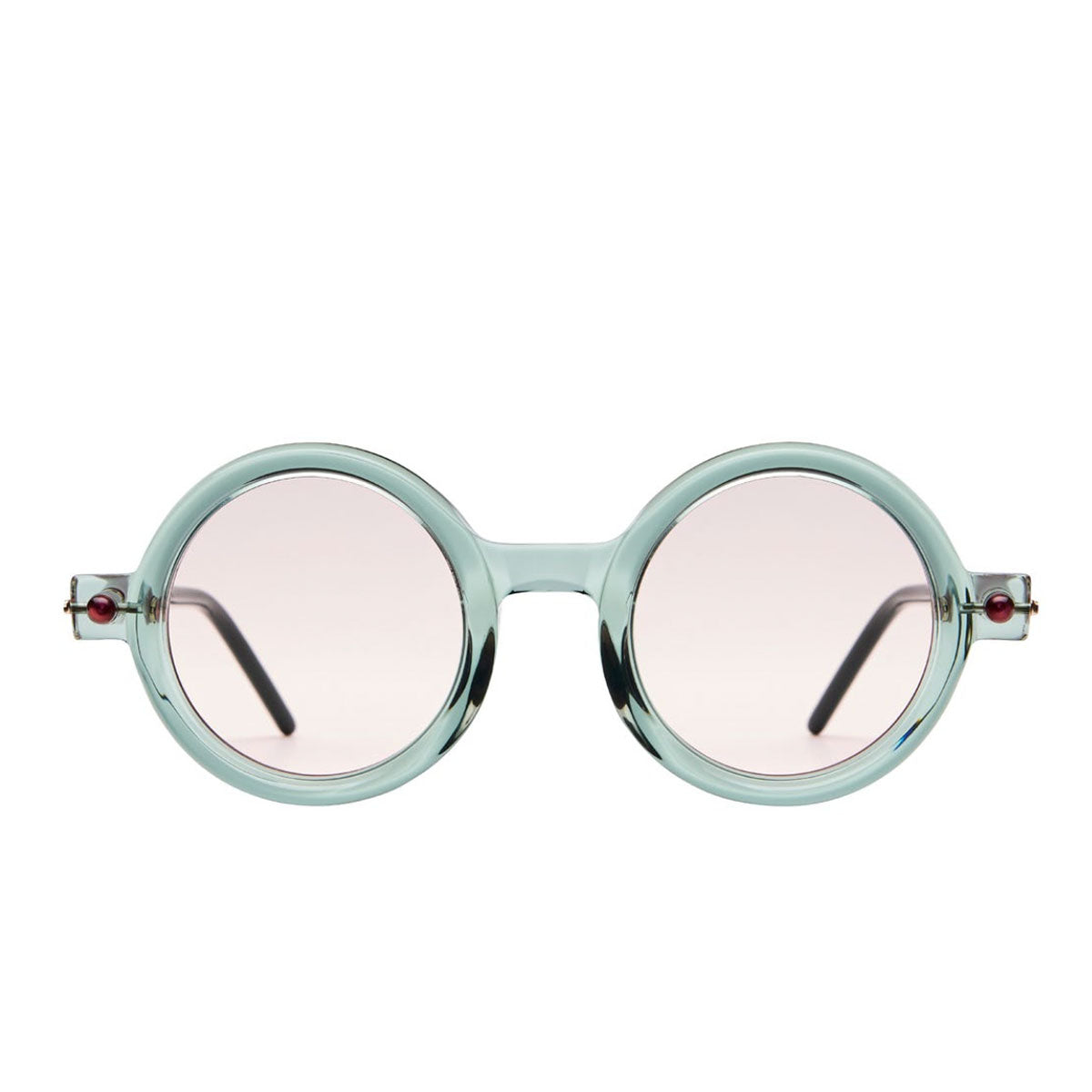 Kuboraum Occhiali da Sole P1 LIC Verde/Rosa Unisex 47 25 145