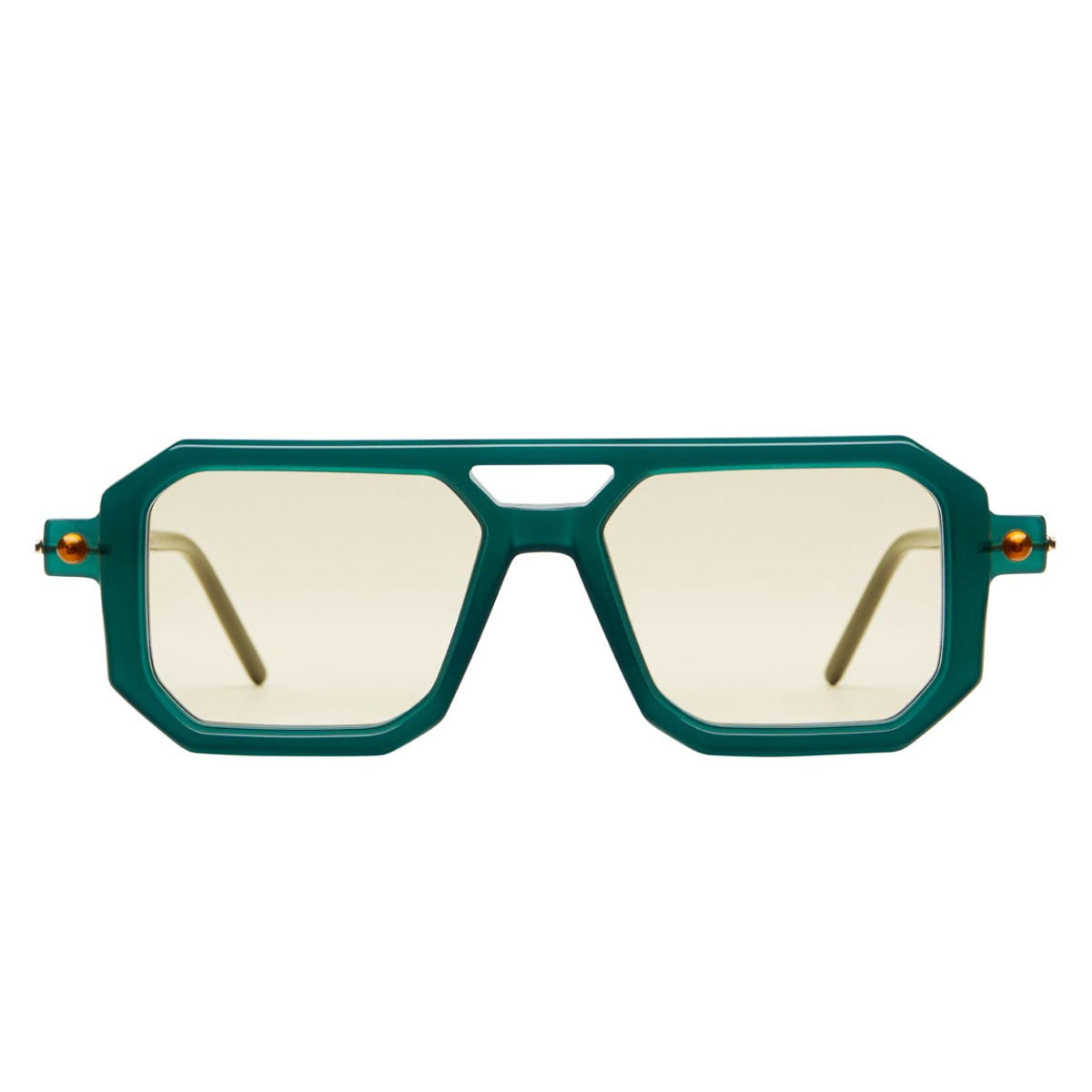 Kuboraum Occhiali da Sole P8 GB Verde/Giallo Unisex 53 17 145